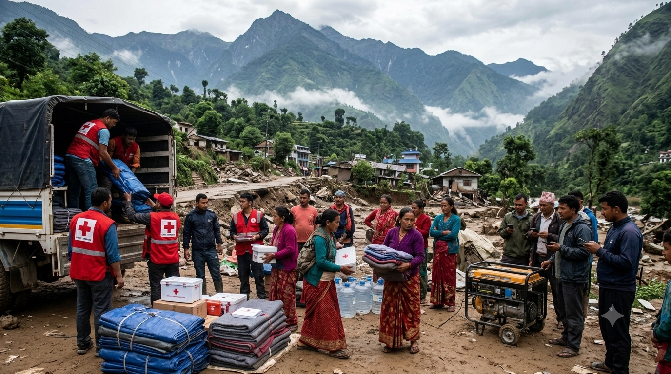 Os maçons da Inglaterra e de Gales enviaram um subsídio de emergência de £50.000 ao Nepal