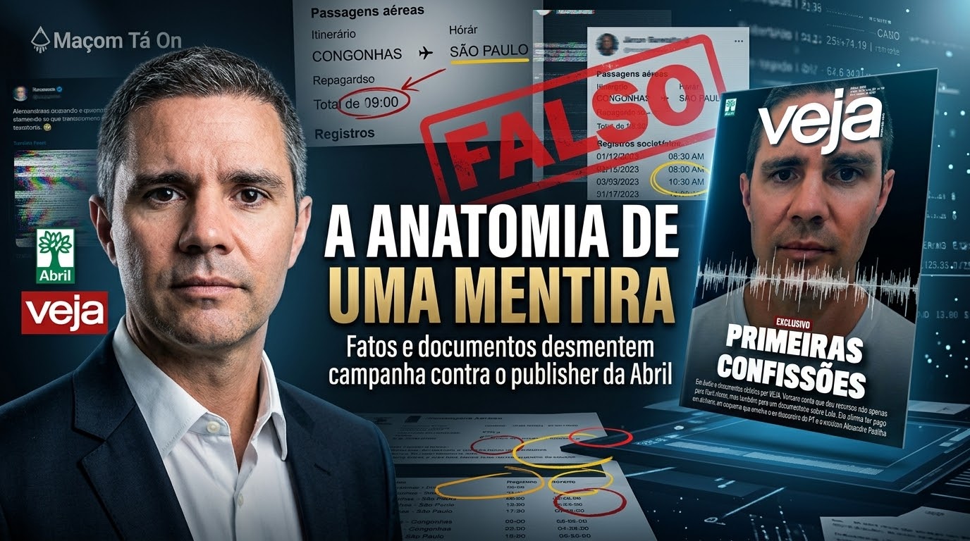 DOCUMENTOS E HORÁRIOS DESMONTAM VERSÕES FALSAS SOBRE PUBLISHER DA ABRIL